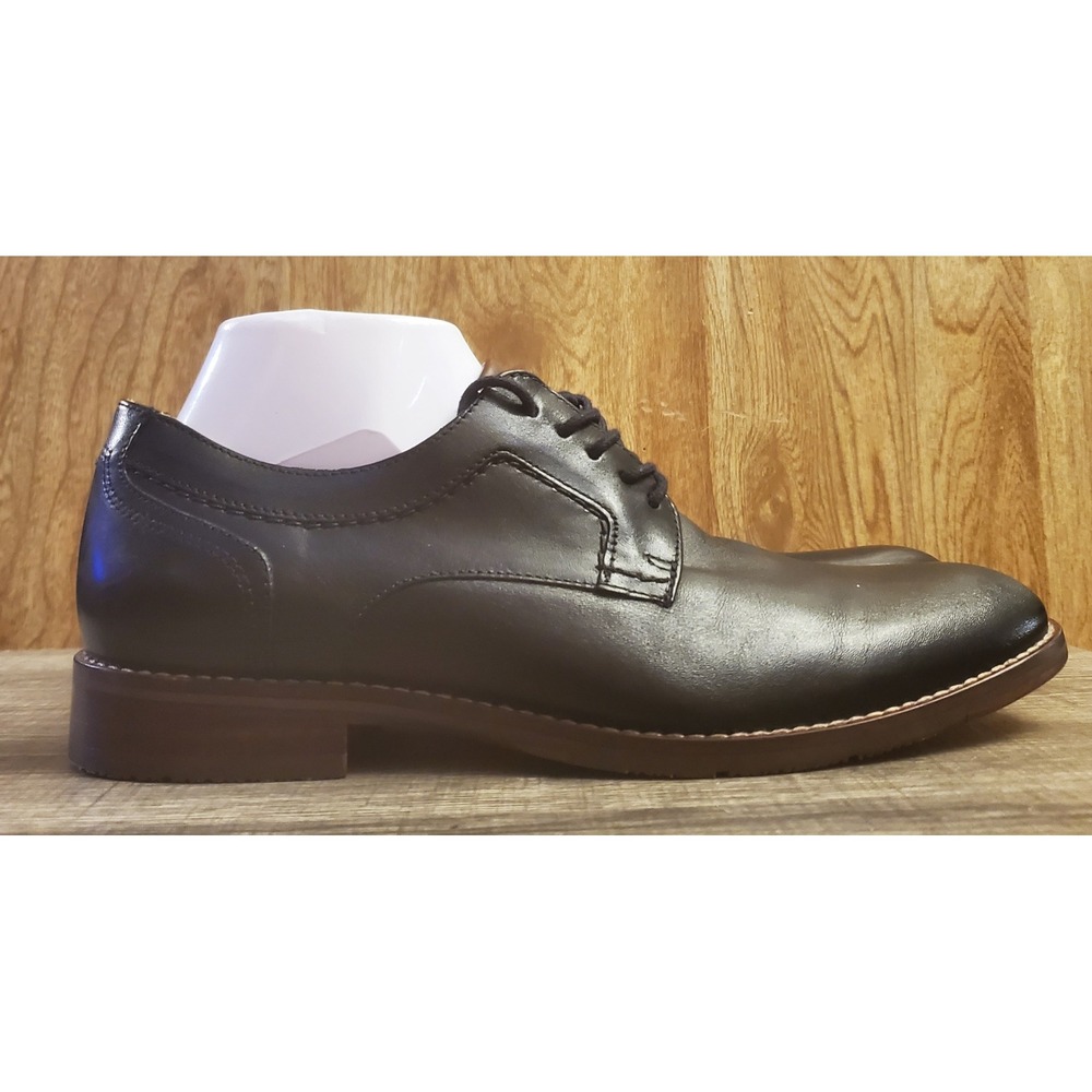 Johnston & Murphy Sheepskin Lace Up‎ Oxford Shoes Mens Size 9 Black